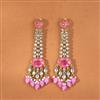 Indo Western Classic Earring With Mehndi Plating