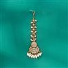 Indo Western Pearl Tikka With Mehndi Plating