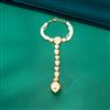 Indo Western Pearl Hath Pan With Gold Plating