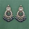 Indo Western Classic Earring With Mehndi Plating