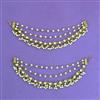 Indo Western Classic Ear Chain With Mehndi Plating