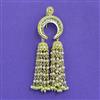 Indo Western Classic Hair Brooch With Gold Plating
