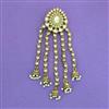 Indo Western Classic Hair Brooch With Mehndi Plating