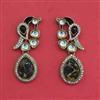 Indo Western Classic Earring With Mehndi Plating