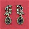 Indo Western Classic Earring With Mehndi Plating