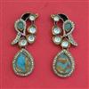 Indo Western Classic Earring With Mehndi Plating