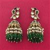 Indo Western Jhumki With Mehndi Plating