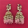 Indo Western Jhumki With Mehndi Plating