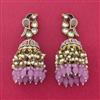Indo Western Jhumki With Mehndi Plating