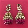 Indo Western Jhumki With Mehndi Plating