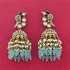 Indo Western Jhumki With Mehndi Plating