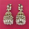 Indo Western Jhumki With Mehndi Plating