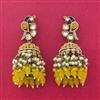 Indo Western Jhumki With Mehndi Plating