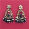 Indo Western Classic Earring With Mehndi Plating