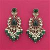 Indo Western Classic Earring With Mehndi Plating