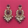 Indo Western Classic Earring With Mehndi Plating