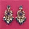 Indo Western Classic Earring With Mehndi Plating