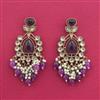 Indo Western Classic Earring With Mehndi Plating