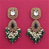 Indo Western Classic Earring With Mehndi Plating