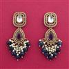 Indo Western Classic Earring With Mehndi Plating