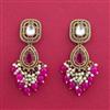 Indo Western Classic Earring With Mehndi Plating