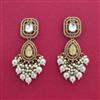 Indo Western Classic Earring With Mehndi Plating