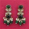 Indo Western Classic Earring With Mehndi Plating