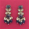 Indo Western Classic Earring With Mehndi Plating