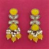Indo Western Classic Earring With Mehndi Plating