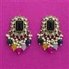 Indo Western Classic Earring With Mehndi Plating
