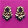 Indo Western Classic Earring With Mehndi Plating