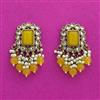 Indo Western Classic Earring With Mehndi Plating