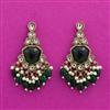 Indo Western Classic Earring With Mehndi Plating