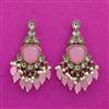 Indo Western Classic Earring With Mehndi Plating