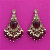 Indo Western Classic Earring With Mehndi Plating