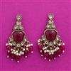 Indo Western Classic Earring With Mehndi Plating