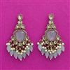 Indo Western Classic Earring With Mehndi Plating