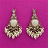 Indo Western Classic Earring With Mehndi Plating