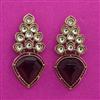 Indo Western Classic Earring With Mehndi Plating