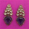 Indo Western Classic Earring With Mehndi Plating