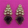 Indo Western Classic Earring With Mehndi Plating
