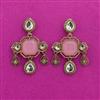 Indo Western Classic Earring With Mehndi Plating