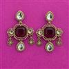 Indo Western Classic Earring With Mehndi Plating