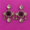Indo Western Classic Earring With Mehndi Plating