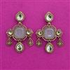 Indo Western Classic Earring With Mehndi Plating