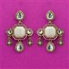 Indo Western Classic Earring With Mehndi Plating