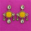 Indo Western Classic Earring With Mehndi Plating