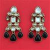 Indo Western Classic Earring With Mehndi Plating