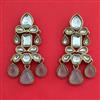 Indo Western Classic Earring With Mehndi Plating