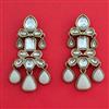 Indo Western Classic Earring With Mehndi Plating